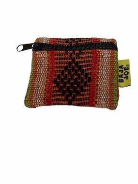 Baja Joe Woven Coin Pouch - Multicolor New